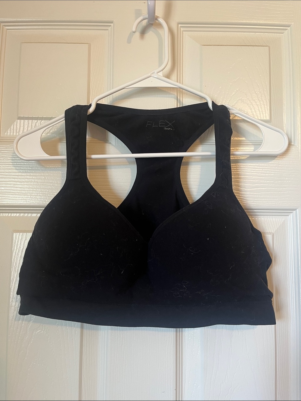 Black Racerback Sports Bra